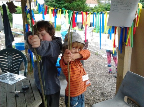 Golden summer of fun Bow and arrow